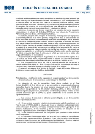 un impacto moderado teniendo en cuenta la diversidad de personas expuestas, entre las que
podría haber algunas especialmen...