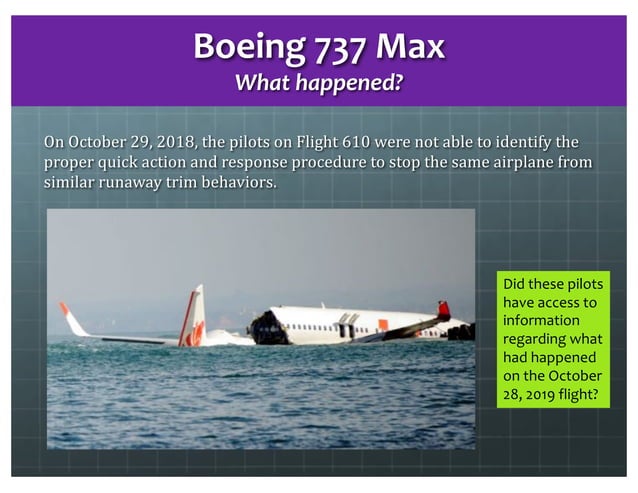 Boeing 737 Max Accidents | PPT