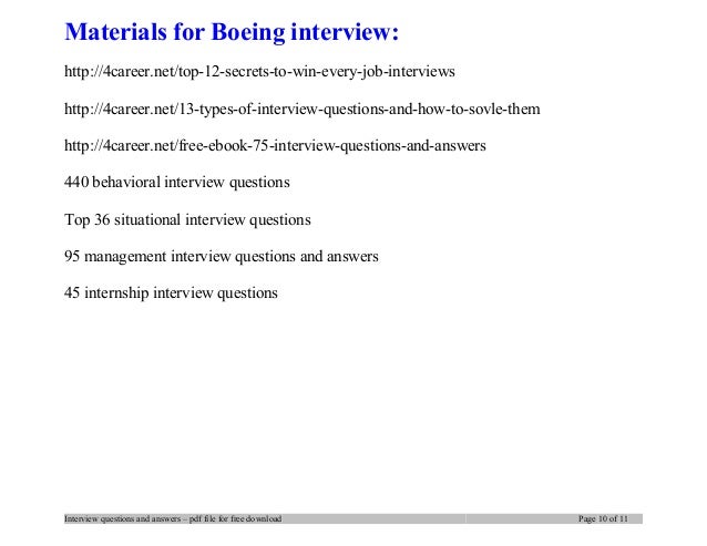 boeing interview questions and answers pdf ebook free download