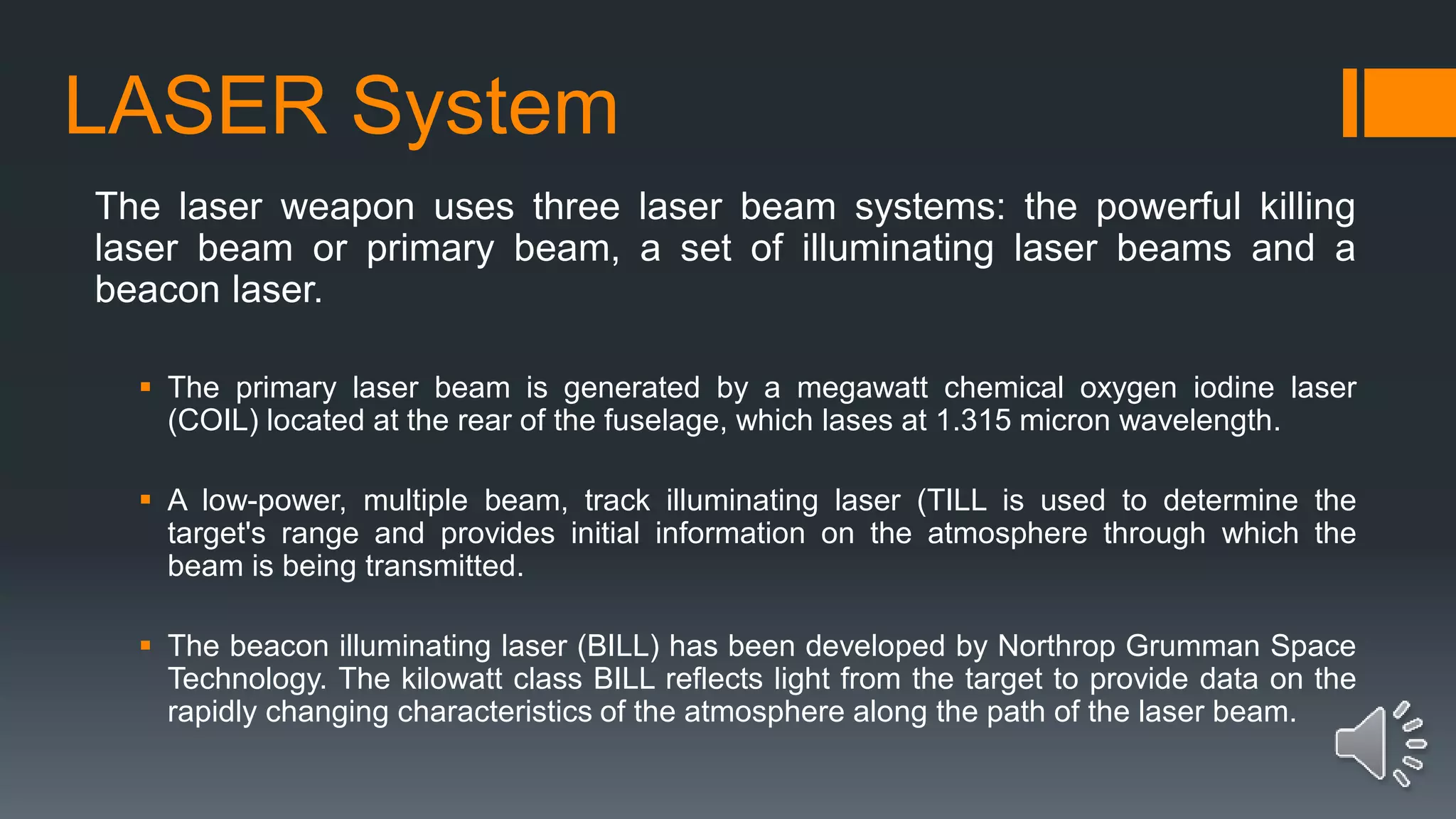 Boeing yal 1, usa -airborne laser system (abl) | PPT