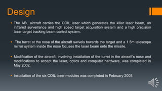 Boeing yal 1, usa -airborne laser system (abl) | PPTX