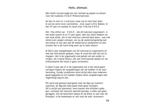 Boekje Voor Op Vvopsite 2008