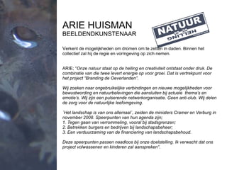 Boekje branding de Oeverlanden