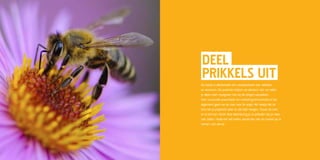 Deel
Idun
prikkels uit
He
Dit boekje is allesbehalve een standaardwerk over verleiden
en veroveren. Die pretentie hebben we absoluut niet: we willen
je alleen even meegeven hoe wij die dingen aanpakken.
Voor succesvolle presentaties (en marketingcommunicatie in het
algemeen) gaan we op zoek naar de angel. Het haakje dat de
kern van je propositie raakt en dat blijft hangen. Tussen de oren
en in het hart. Mocht deze bloemlezing je zo prikkelen dat je meer
over Orator / Raak-me! wilt weten, aarzel dan niet om contact op te
nemen. Let’s dance!
 