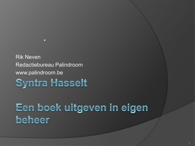 Uitgeven Boek In Eigen Beheer