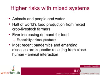 Addressing water-related health risks in agroecosystems