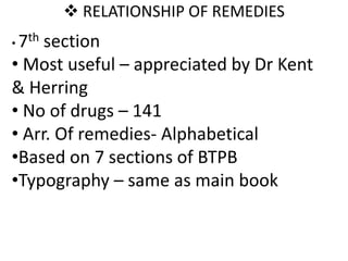 Boenninghausen’s therapeutic pocket book[btpb] | PPTX