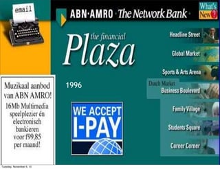 1996




                                 interactive marketing communications


Tuesday, November 6, 12
 