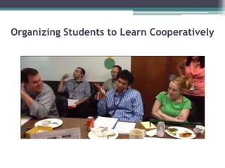Organizing Students to Learn Cooperatively
 