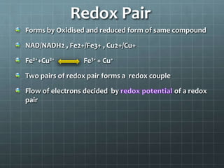 Biological oxidation by Dr.Sohil Takodara | PPTX
