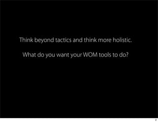BOF Womma Womtools