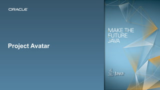 Copyright © 2013, Oracle and/or its affiliates. All rights reserved.36
Project Avatar
 