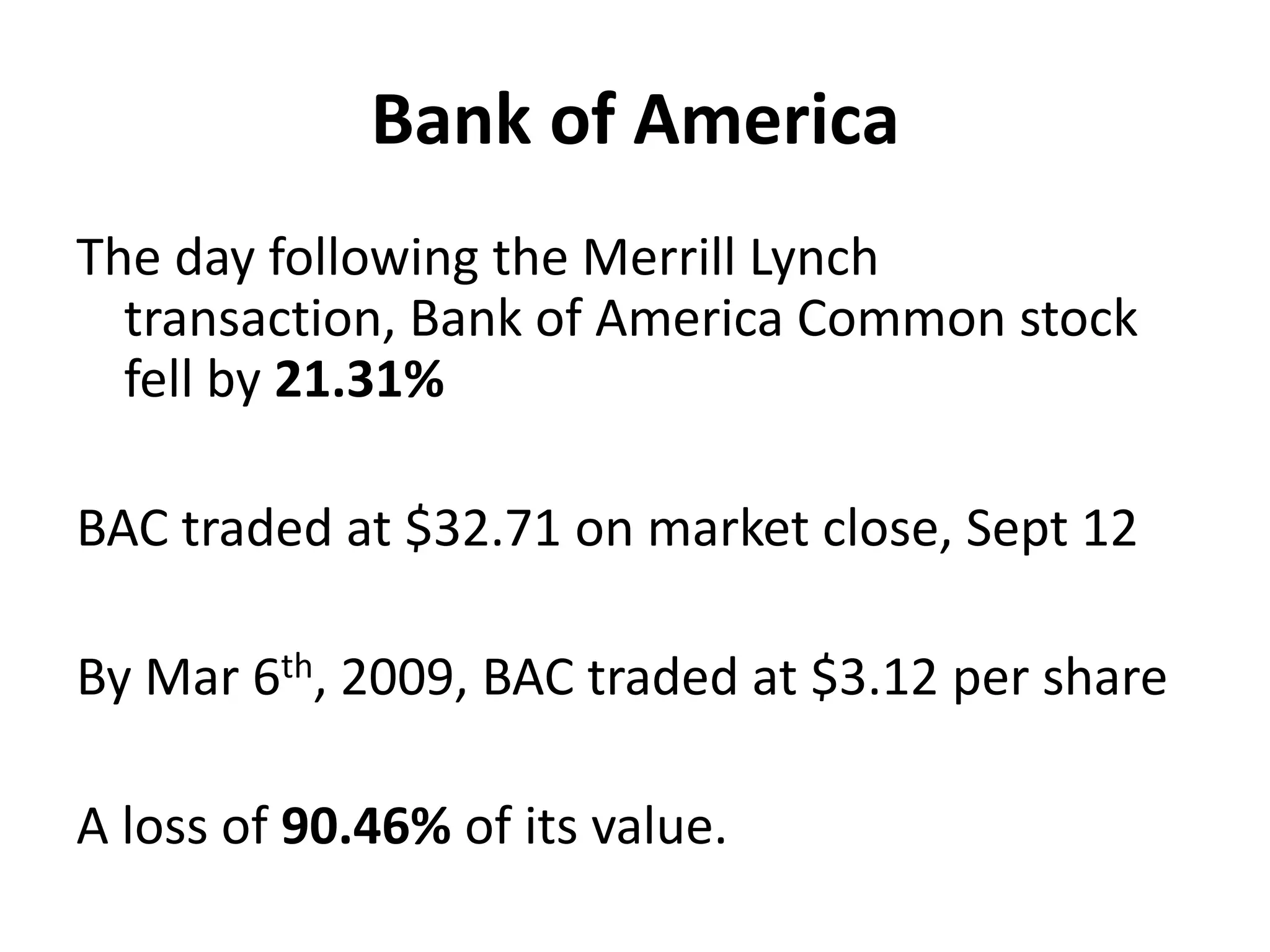 But it’s the calm before the stormOn September 26th, Washington Mutual, the largest saving and loan in the U.S., collapses and is forcibly sold to JP Morgan making it the largest bank failure in U.S. History.The market is alarmed: The S&P closes at 1,106.42 on the 29th, an 8.8% drop from the previous day close.
