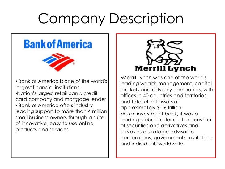 Bof A And Merrill Lynch Presentation Final