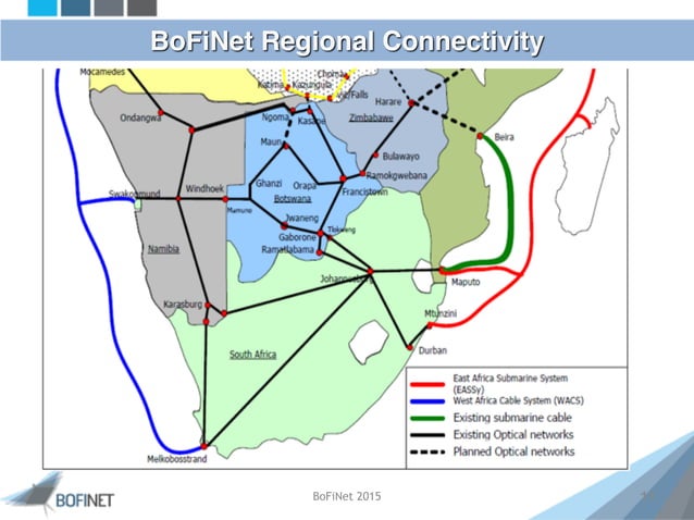 Botswana - Bofinet Landlocked Africa  PPT