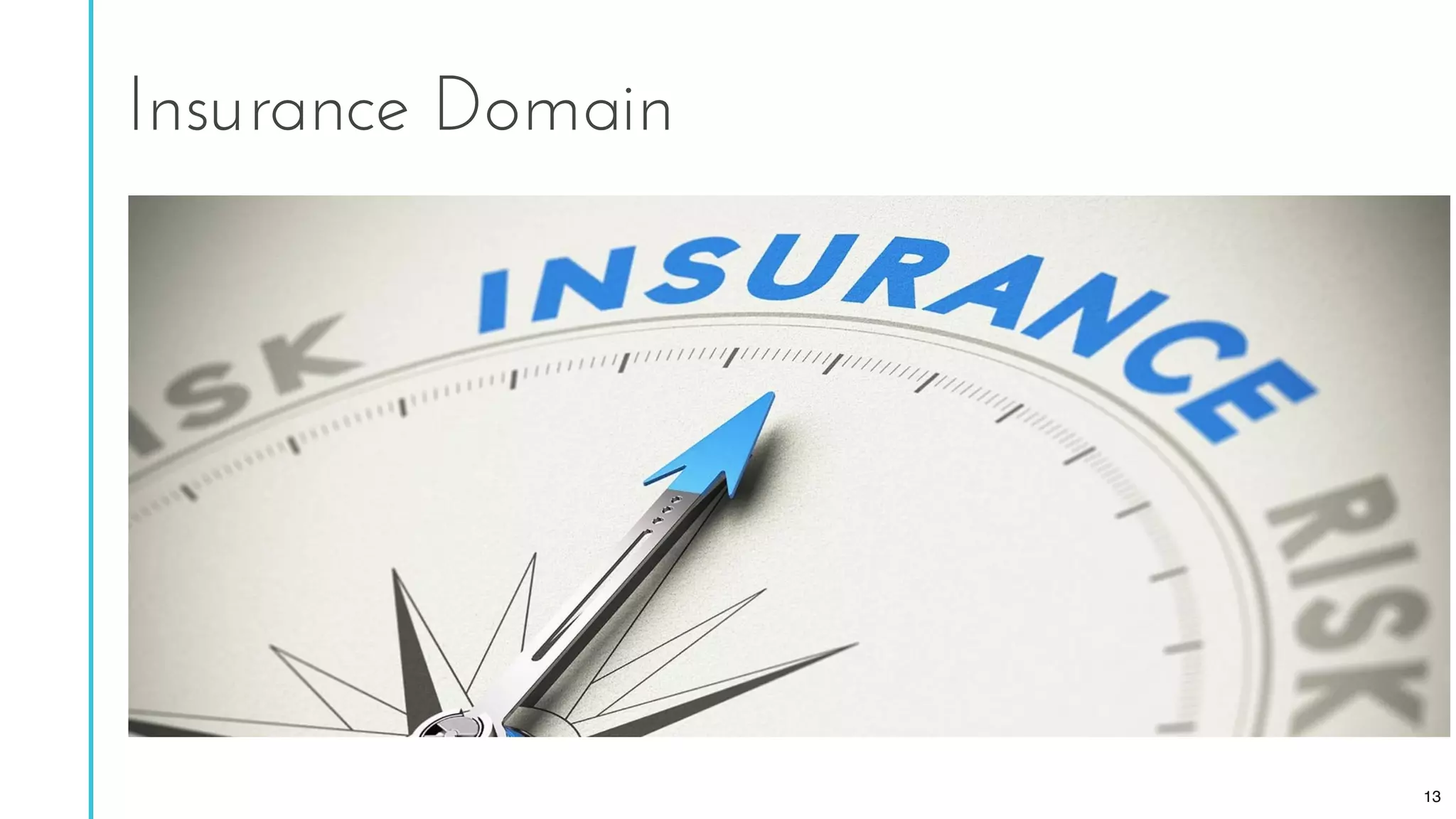 Insurance Domain
13
 