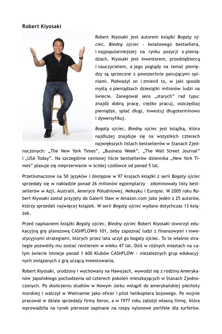 robert kiyosaki bogaty ojciec biedny ojciec pdf robert kiyosaki bogaty ojciec biedny ojciec pdf