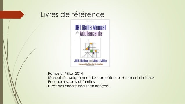 Elements De Therapie Comportementale Dialectique Utiles Dans La Prev