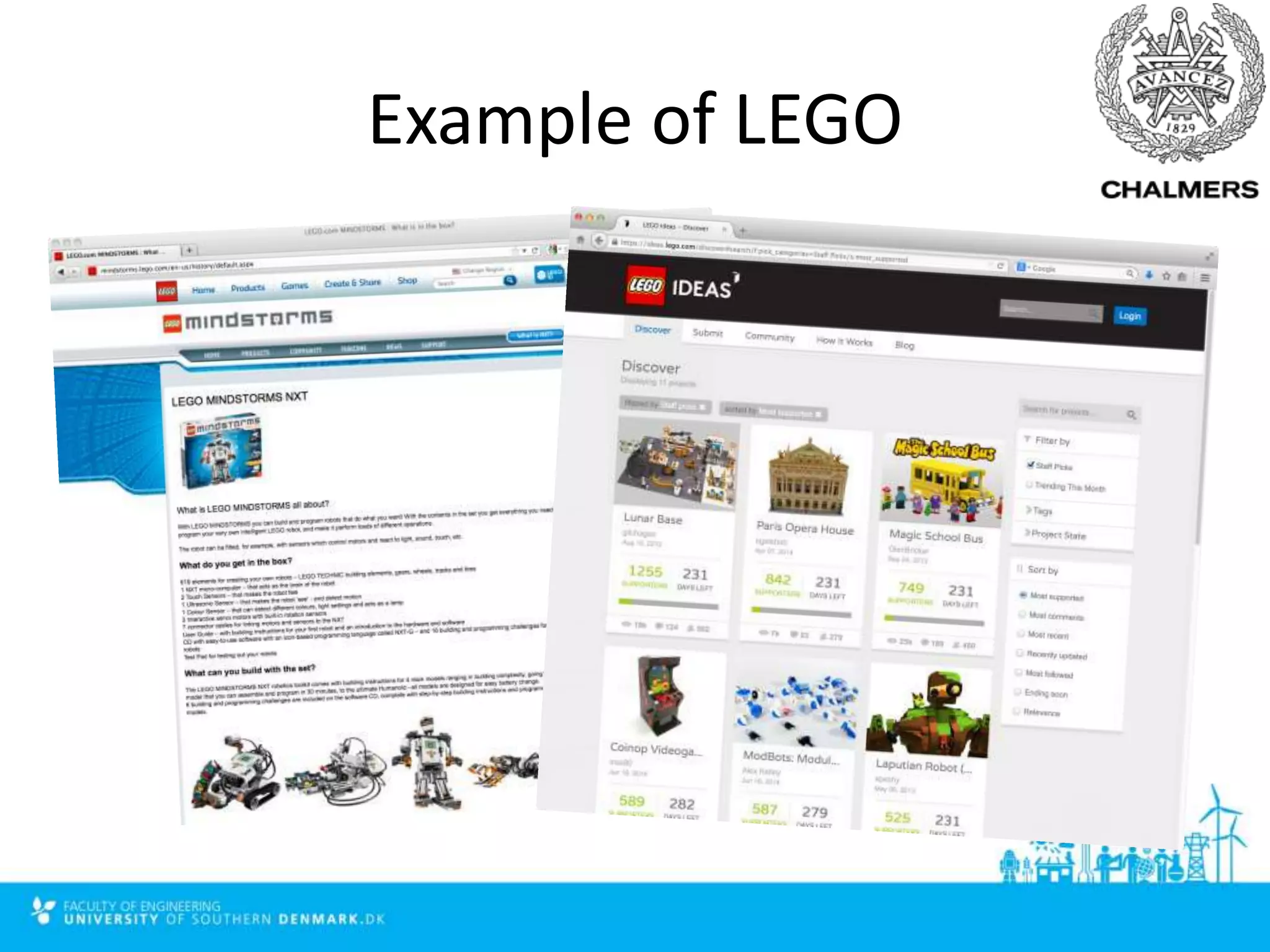 Example of LEGO
 