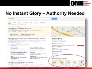 No Instant Glory – Authority Needed
 