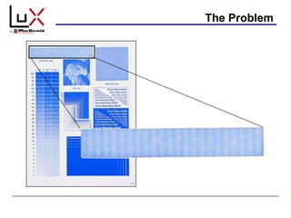 The Problem
 
