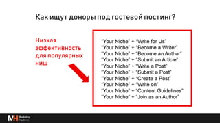 Глубже о процессах и инструментах для линкбилдинга