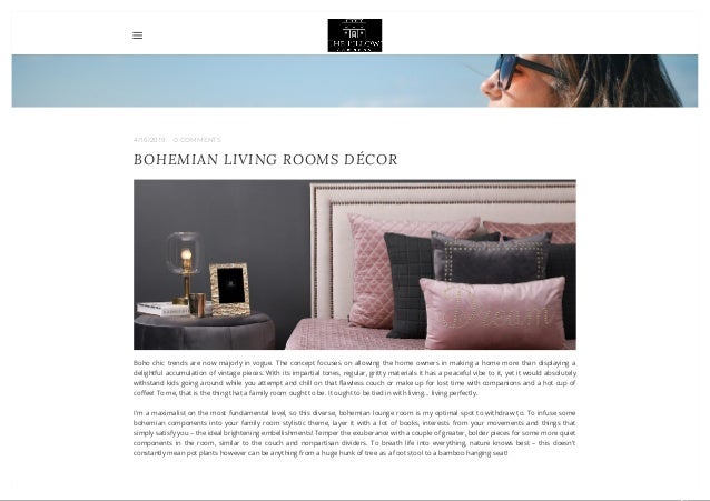 Bohemian Living Rooms Decor