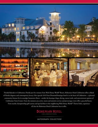Bohemian Hotel Celebration, Fact Sheet | PDF