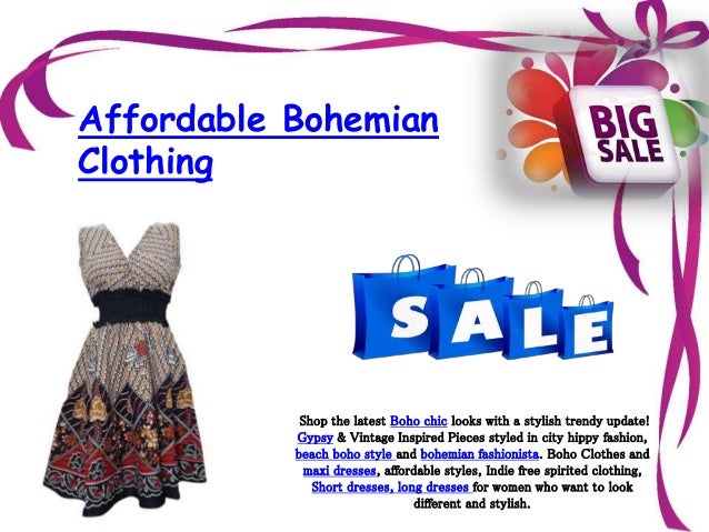 affordable boho chic clothing