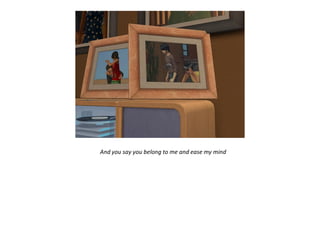 And you say you belong to me and ease my mind
 