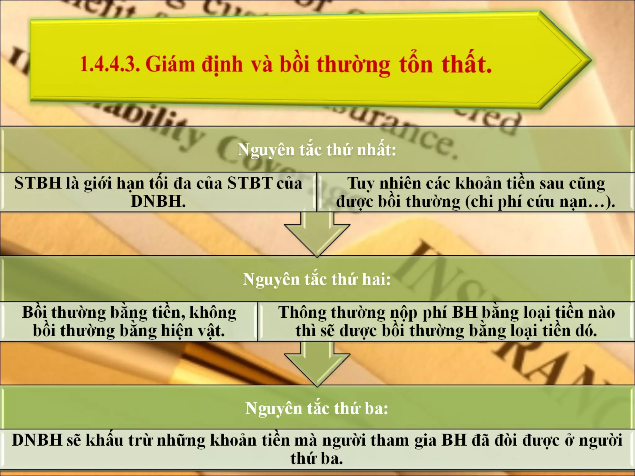 Bảo hiểm hàng hoá vận chuyển bằng tầu biển