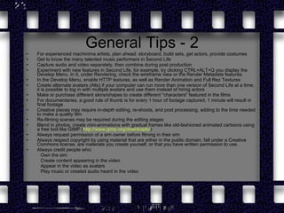 Machinima Best Practices | PPT