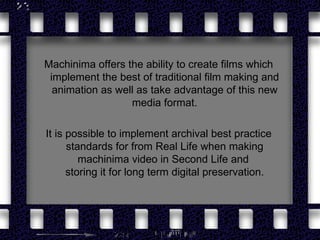 Machinima Best Practices | PPT
