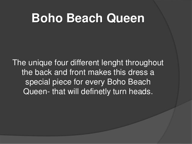 Boho Beach Queen