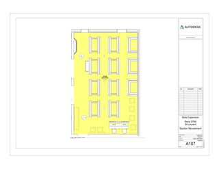 SECTION
REVETEMENT
MUR ET TOITURE
14
SERVICE A LA CLIENTELE
www.autodesk.com/revit
Scale
Date
Drawn By
Checked By
Project Number
1/2" = 1'-0"
10/22/20179:20:11PM
A107
Section Revetement
Bois Expansion
Reno 9760
St-Laurent
Checker
miguel zamarripa
10/04/17
migzam99
No. Description Date
1/2" = 1'-0"
1 Level 1. Section revetement - Callout
 
