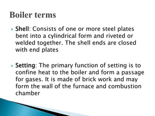 Boiler Bunkar Shell Types Boiler | PPTX