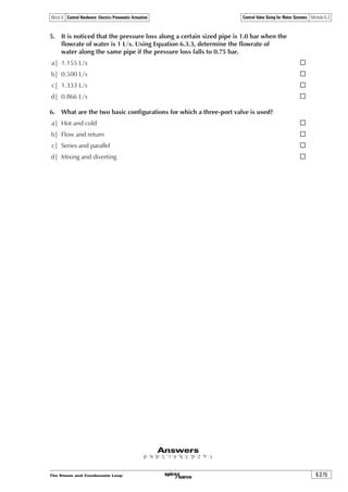 Boiler doc 06 control valve & actuator | PDF