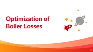 Optimization of
Boiler Losses
29
 