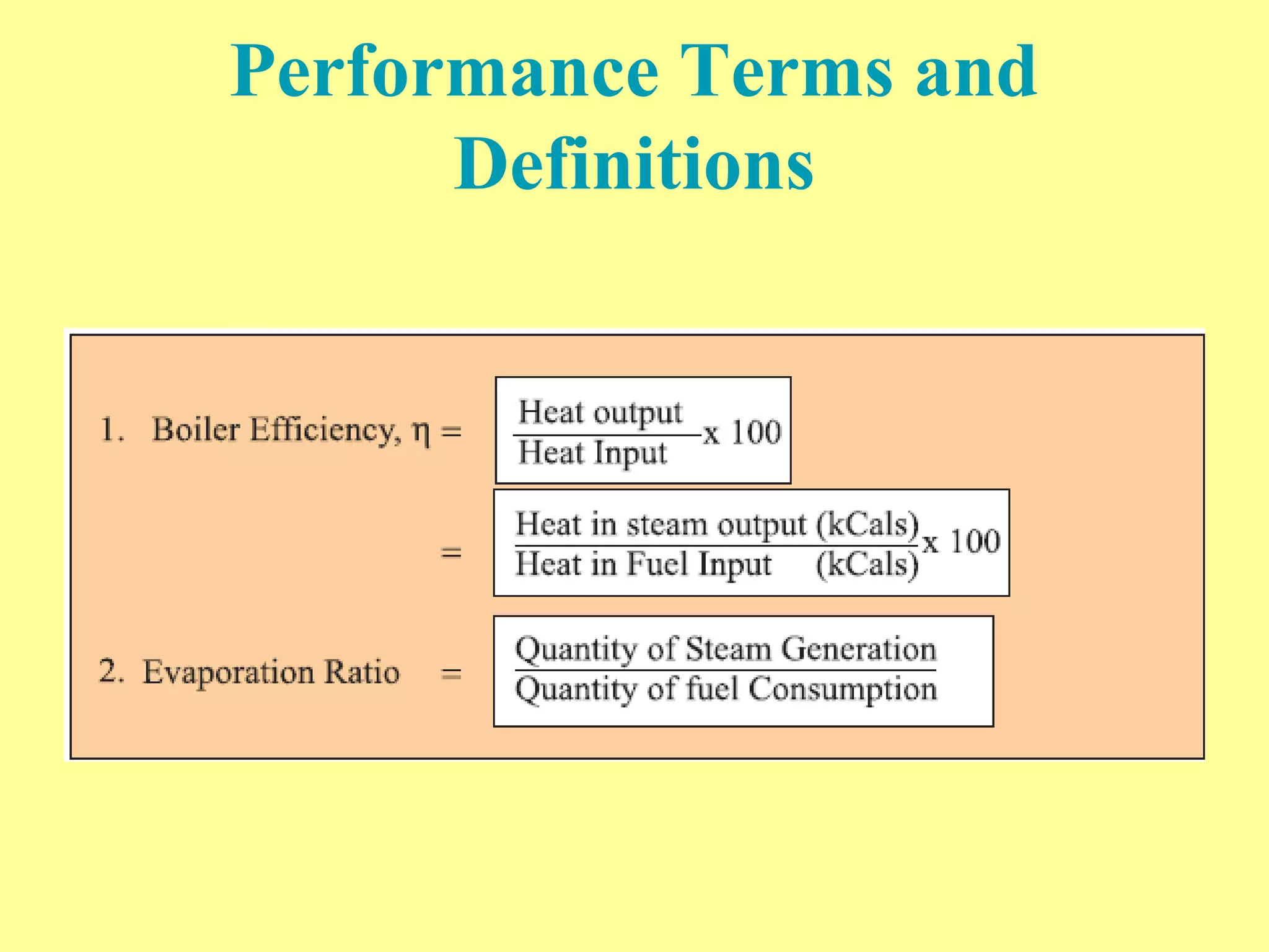 Performance Terms and
Definitions
 