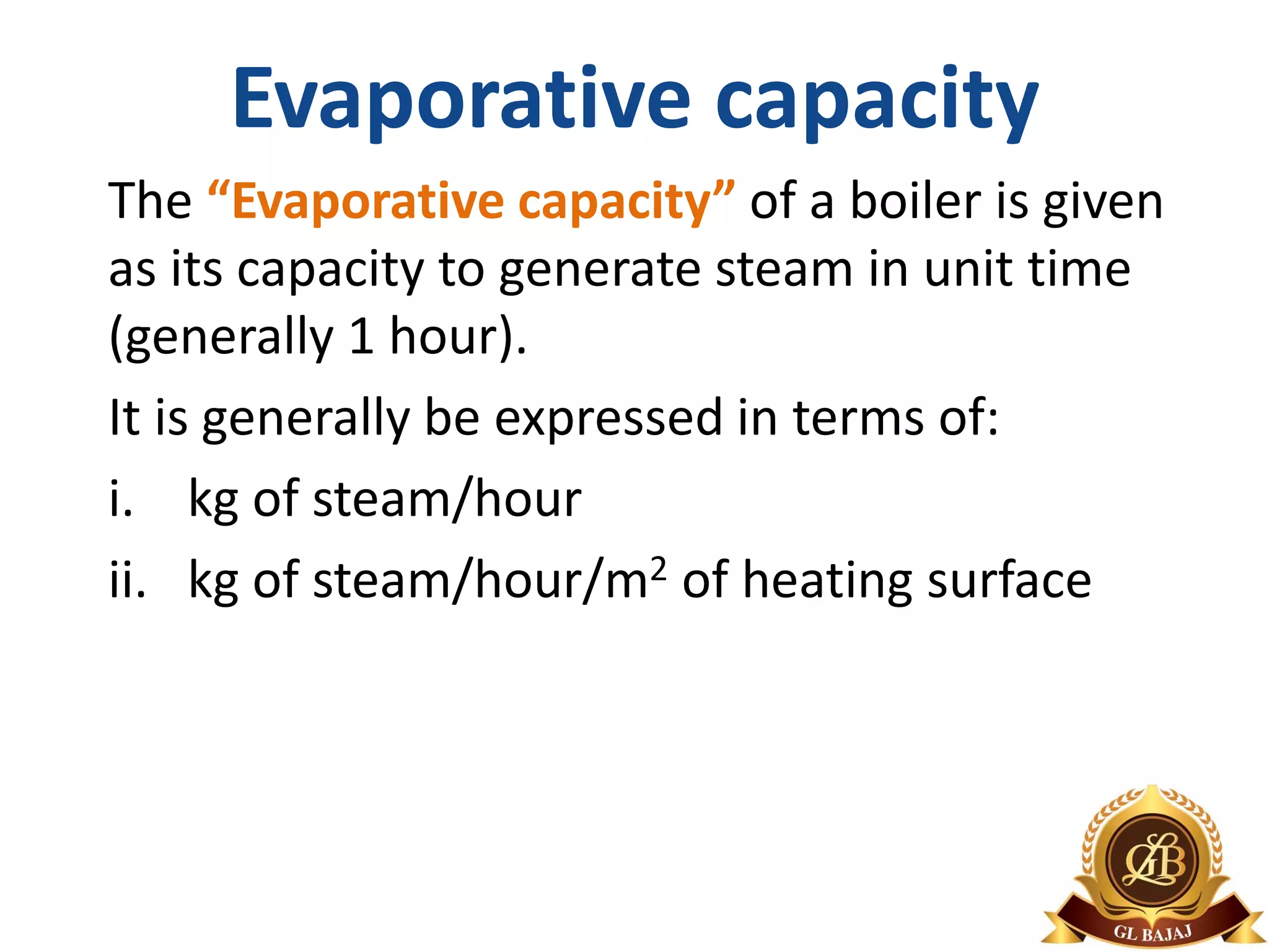 Boiler Performance Part 1 Equivalent Evaporation Notes Pdf