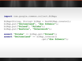 import  org.apache.commons.lang.builder. CompareToBuilder ; public   class  Person  implements  Comparable<Person> { String  name ; Date  timestamp  =  new  Date(); public   int  compareTo(Person other) { return   new  CompareToBuilder() .append( this . name , other. name ) .toComparison(); } } 