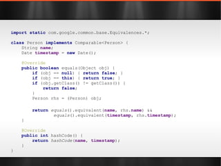 import  com.google.common.base.Joiner; Set<Integer> set = Sets. newHashSet ( 1 ,  2 ,  3 ); assert   "1, 2, 3" .equals(Joiner. on ( ", " ).join(set)); 