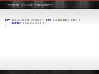 ... and it's just plain old Groovy new  Order( itemName:  'lattes' , quantity: 2 ).pay(Currency.getInstance( 'USD' )) new  Order().with { itemName =  'lattes' quantity = 2 pay(Currency. getInstance ( 'USD' )) } 