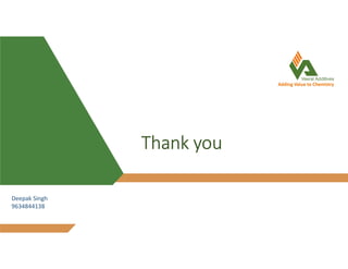 Thank you
Deepak Singh
9634844138
 