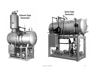 Column Type
Deaerator
Spray Type
Deaerator
Radiant Realities 41
 