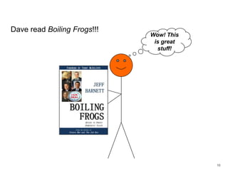 10Dave read Boiling Frogs!!!Wow! This is great stuff!