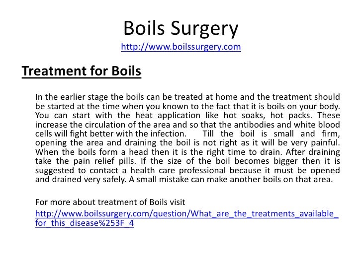 All About Boils Surgery and its benefits