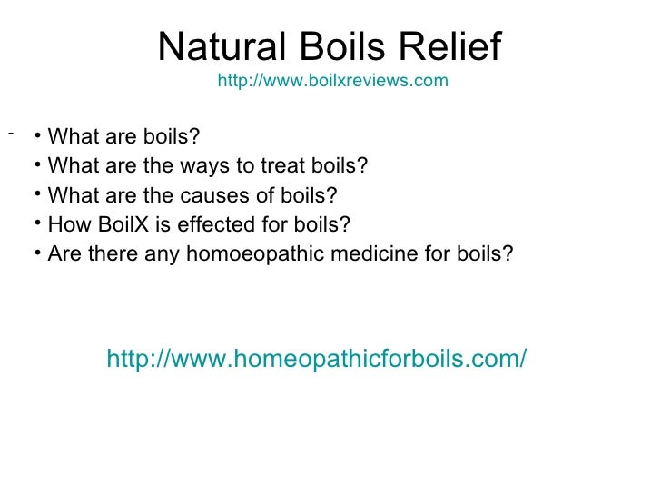 Get Rid Of Boils Naturally Get Rid Of Boils Naturally