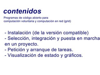 Boinc Computación Voluntaria PPT