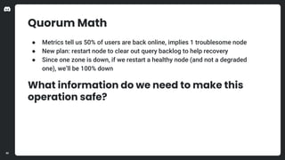 So You've Lost Quorum: Lessons From Accidental Downtime | PPTX